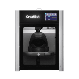 CreatBot D400 HS — vedere frontală cu piesă imprimată