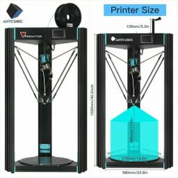 Imprimanta 3D FDM Delta Anycubic Predator Asamblata