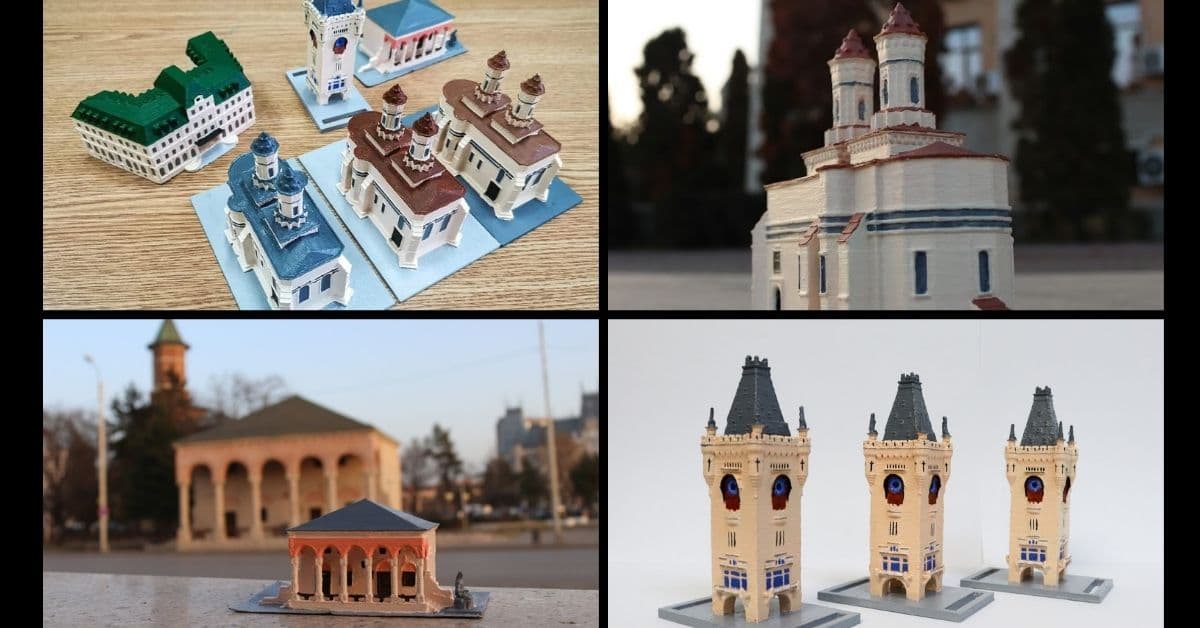 Iasi printat 3d|Iașiul printat în miniatura|Iasi printat in miniatura