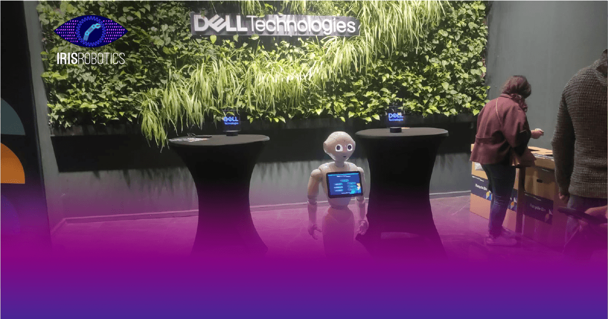 |pepper la dell|Pepper robot la DELL||