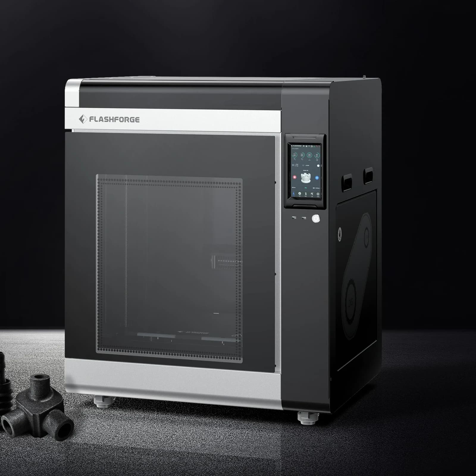 FLASHFORGE Creator 4, imprimantă 3D IDEX, vedere din față