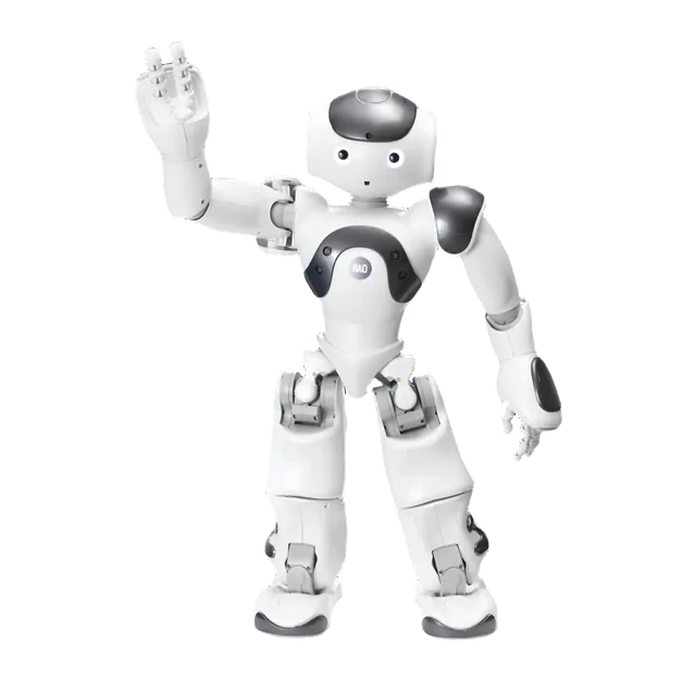Robotul NAO ridică mâna și salută: alătură-te echipei IRIS Robotics
