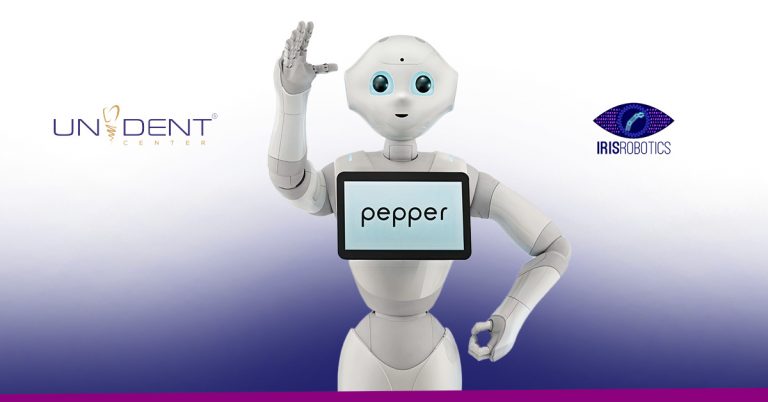Pepper Robot la inaugurarea celei mai noi clinici dentare premium Unident din Brașov