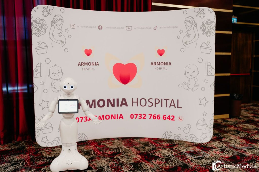 Robotul Pepper – alături de viitoarele mămici în caravana „DA, POT!”