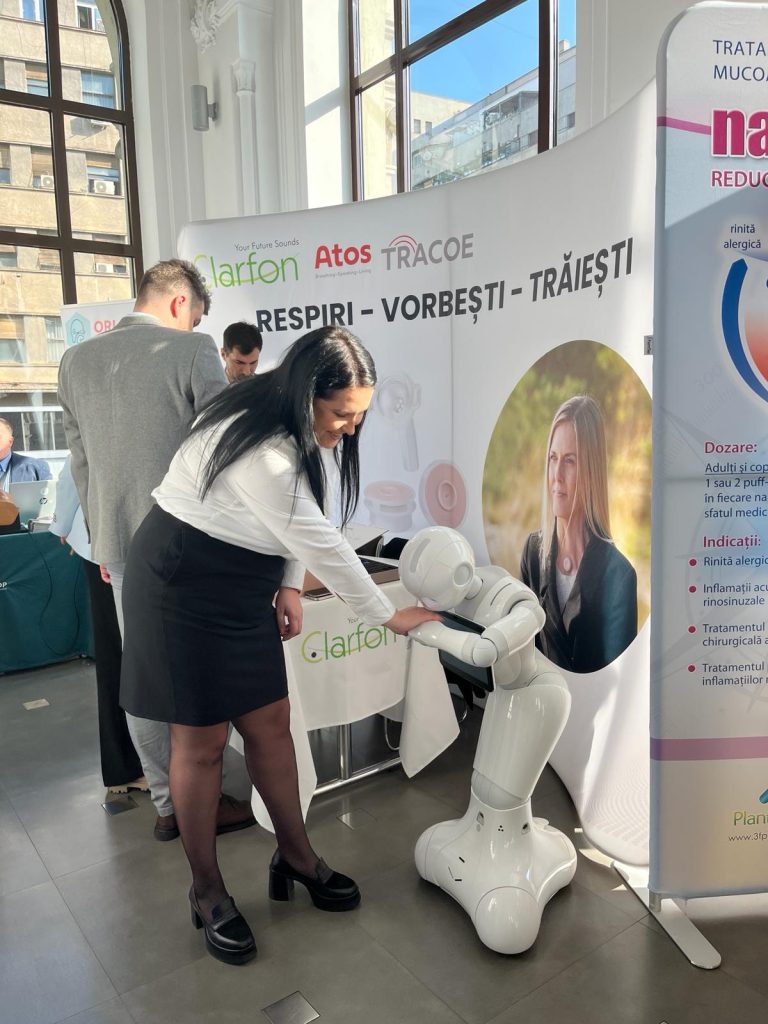 Impactul Robotului Pepper asupra vizibilității Clarfon la Târgurile Medicale